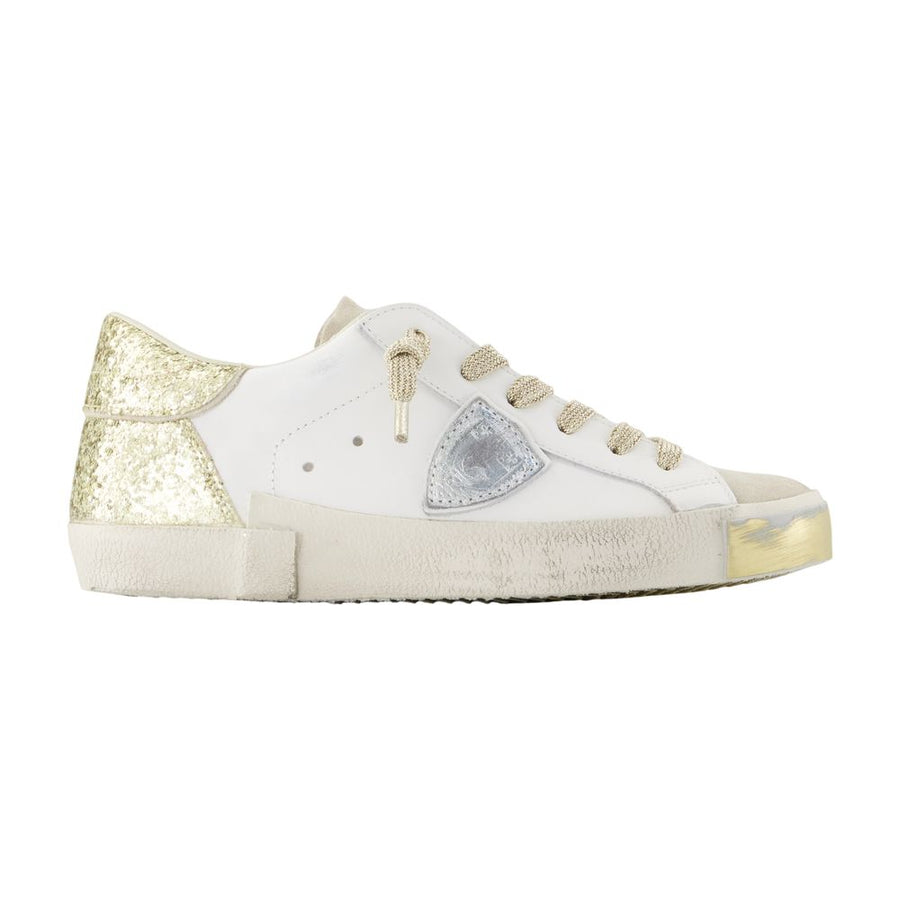 Philippe Model Calfskin sneaker in white