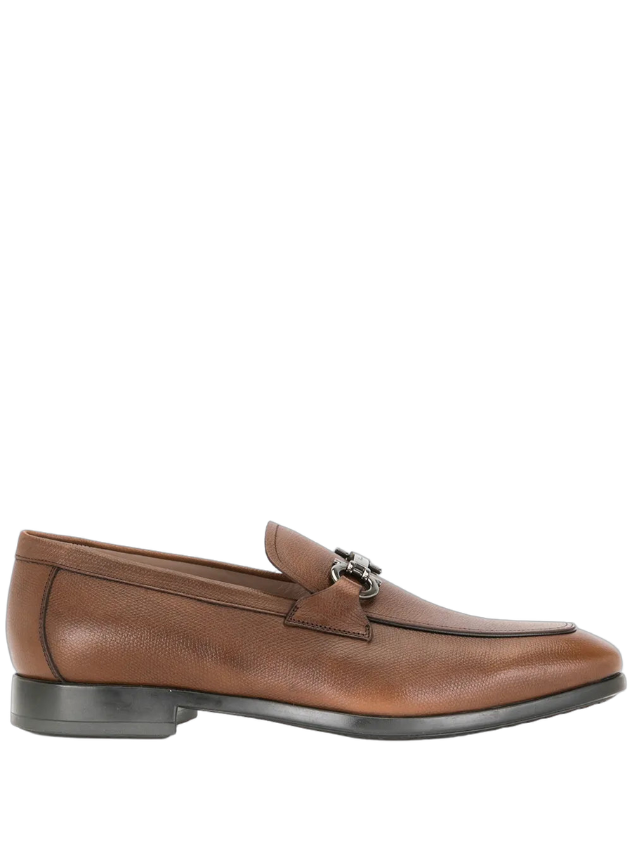 Ferragamo Calf leather loafer in brown