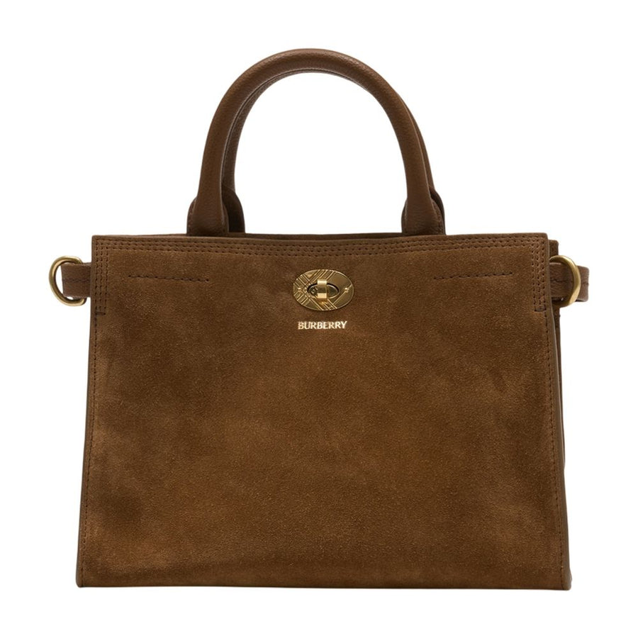 Burberry calfskin shoulder bag in brown