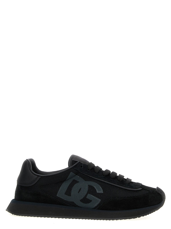 Dolce & Gabbana 70% calf leather sneaker in black