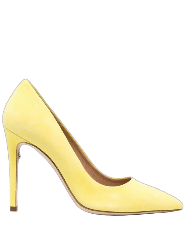 Ferragamo Leather pump in yellow