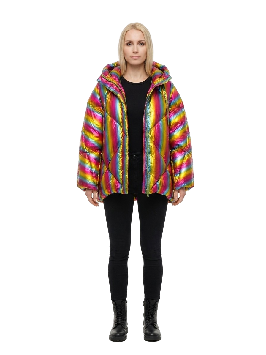 Multicolor Polyamide Shell Jacket Clothing
