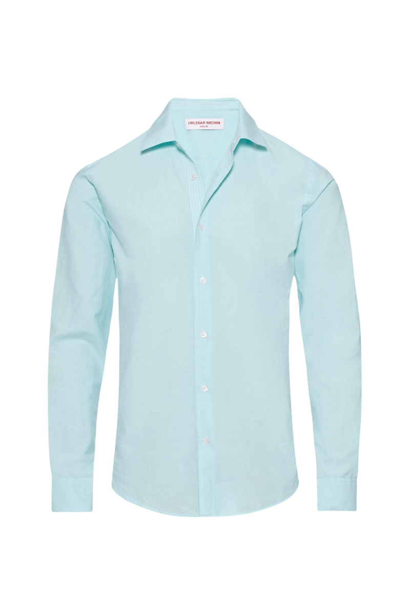 Orlebar Brown 100% Cotton shirt in blue