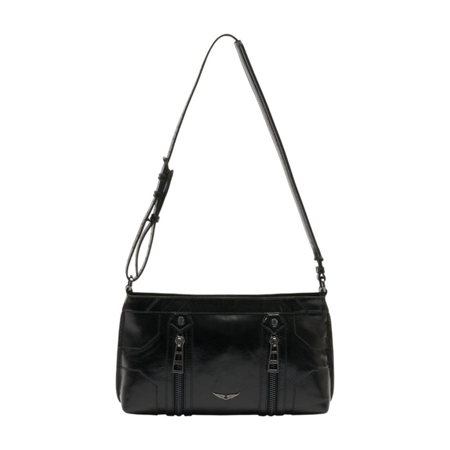 Zadig & Voltaire Calfskin crossbody bag in black