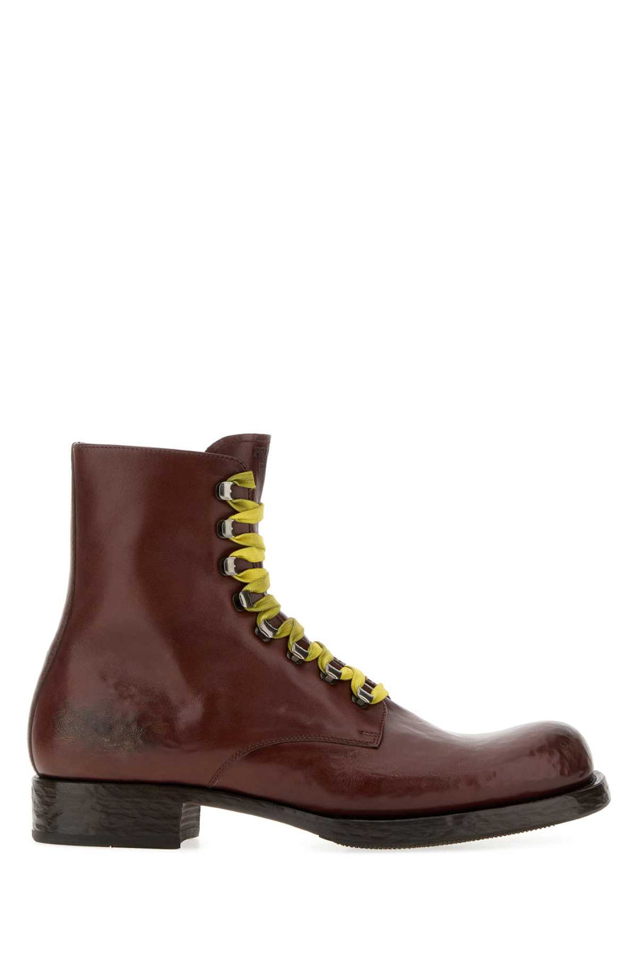 Prada 100% Vitello boot in brown