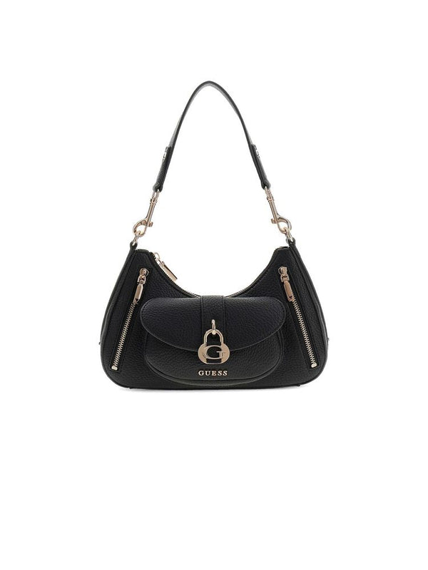 Guess 100% Polyurethane shoulder bag in black