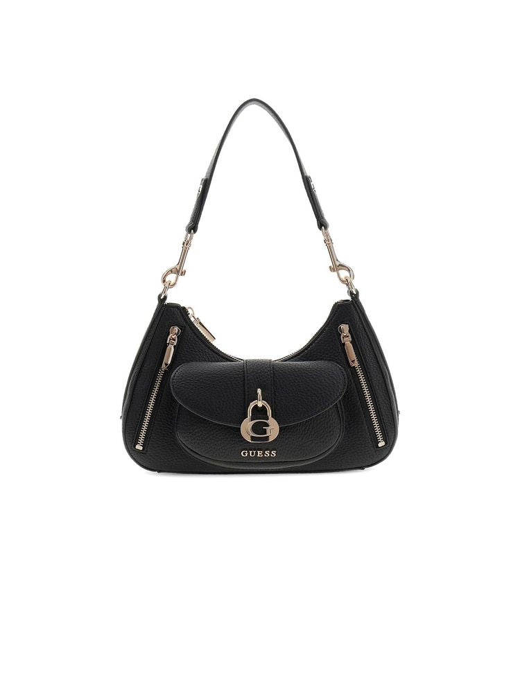 Guess 100% Polyurethane shoulder bag in black