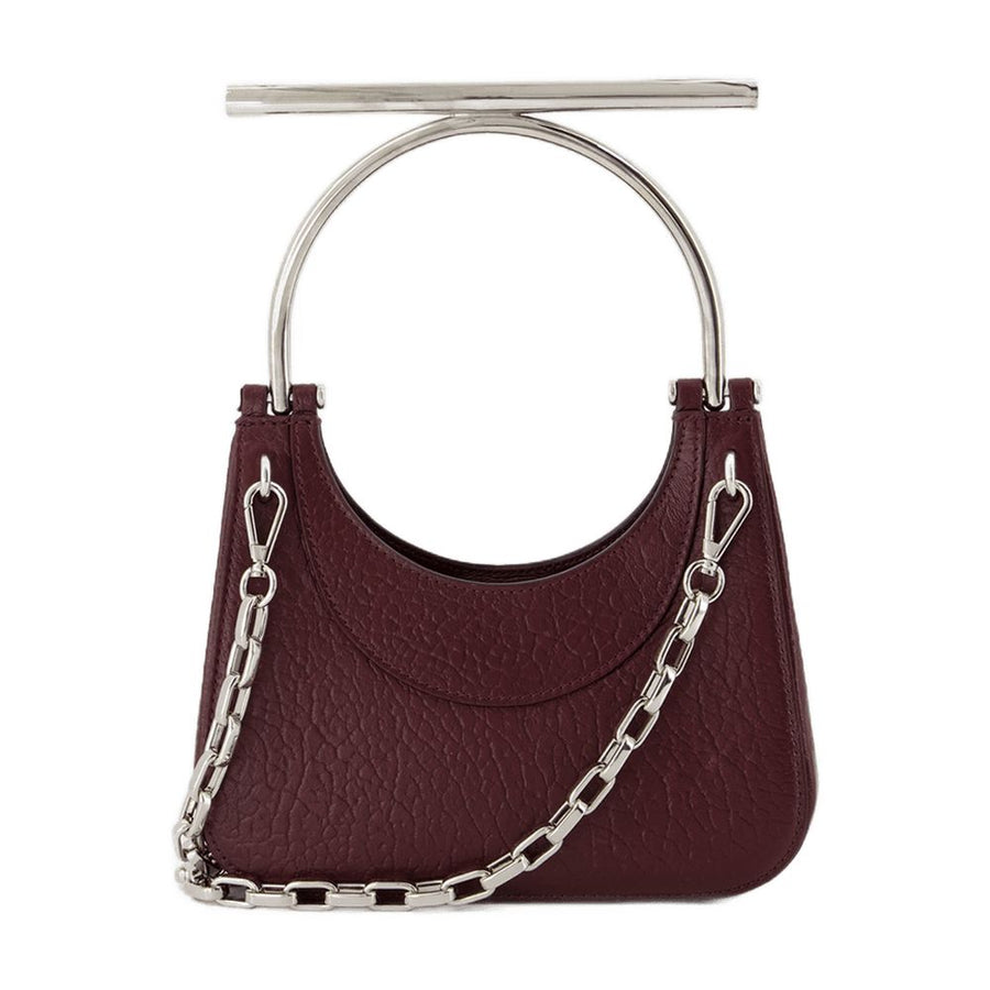 Alexander McQueen Lambskin shoulder bag in red