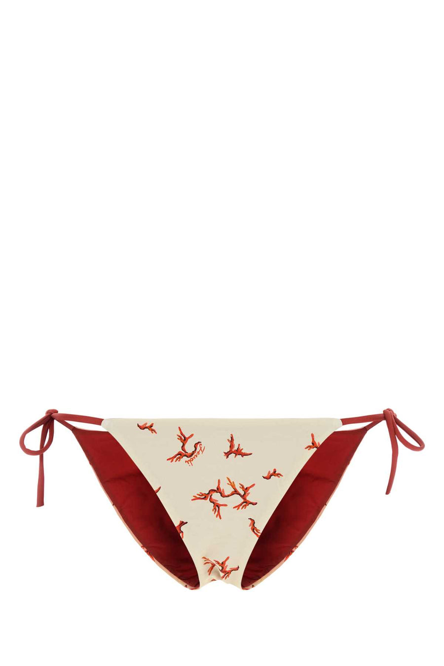 Fendi Coral Exterior: 78% Nylon 22% Elastane; Lining: 82% Nylon 18% Elastane bikini bottom in multicolor