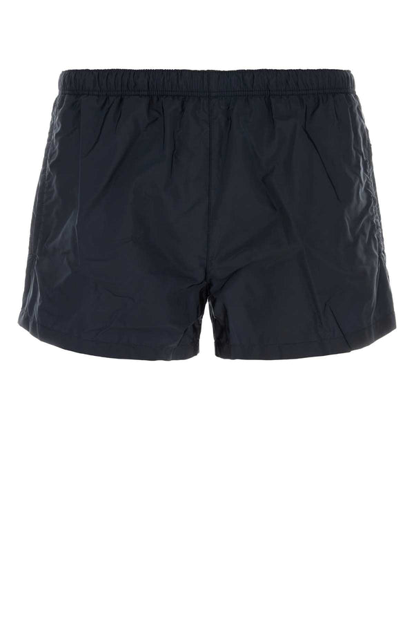 Prada Bagno Exterior: 100% Recycled nylon; Lining: 100% Recycled polyester swimming shorts in navy
