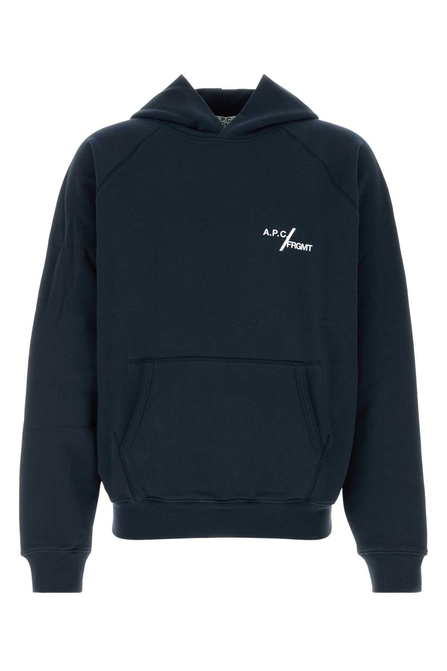 A.P.C. Duck 100% Cotton hoodie in navy