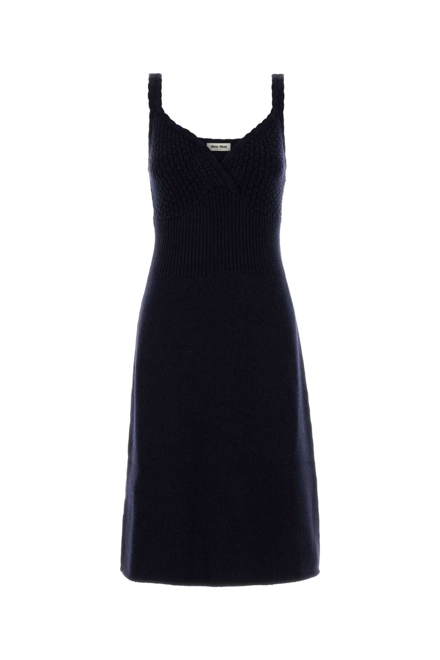 Miu Miu 100% Virgin Wool dress in navy