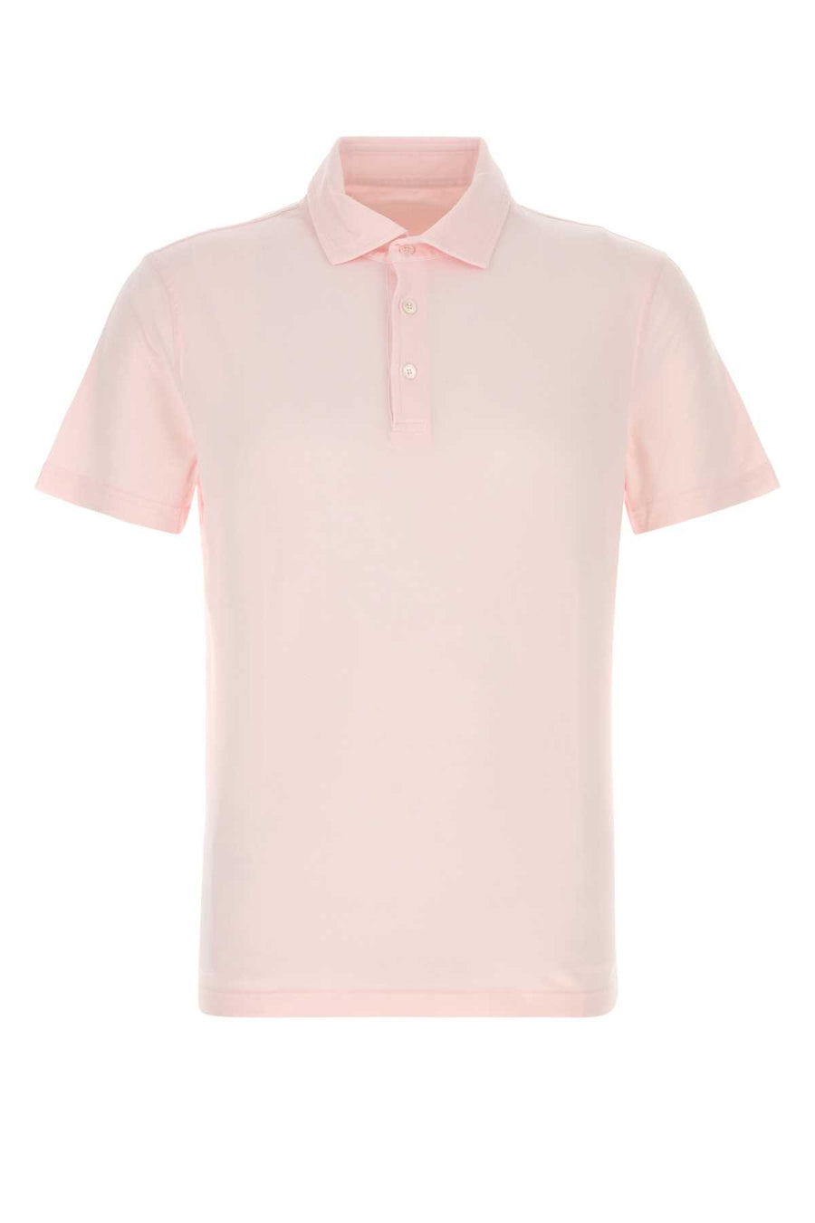 Fedeli 93% Cotton polo shirt in pink