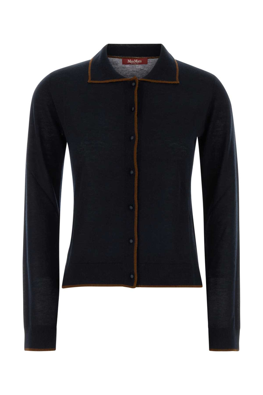Mm Studio 55% Silk cardigan in navy