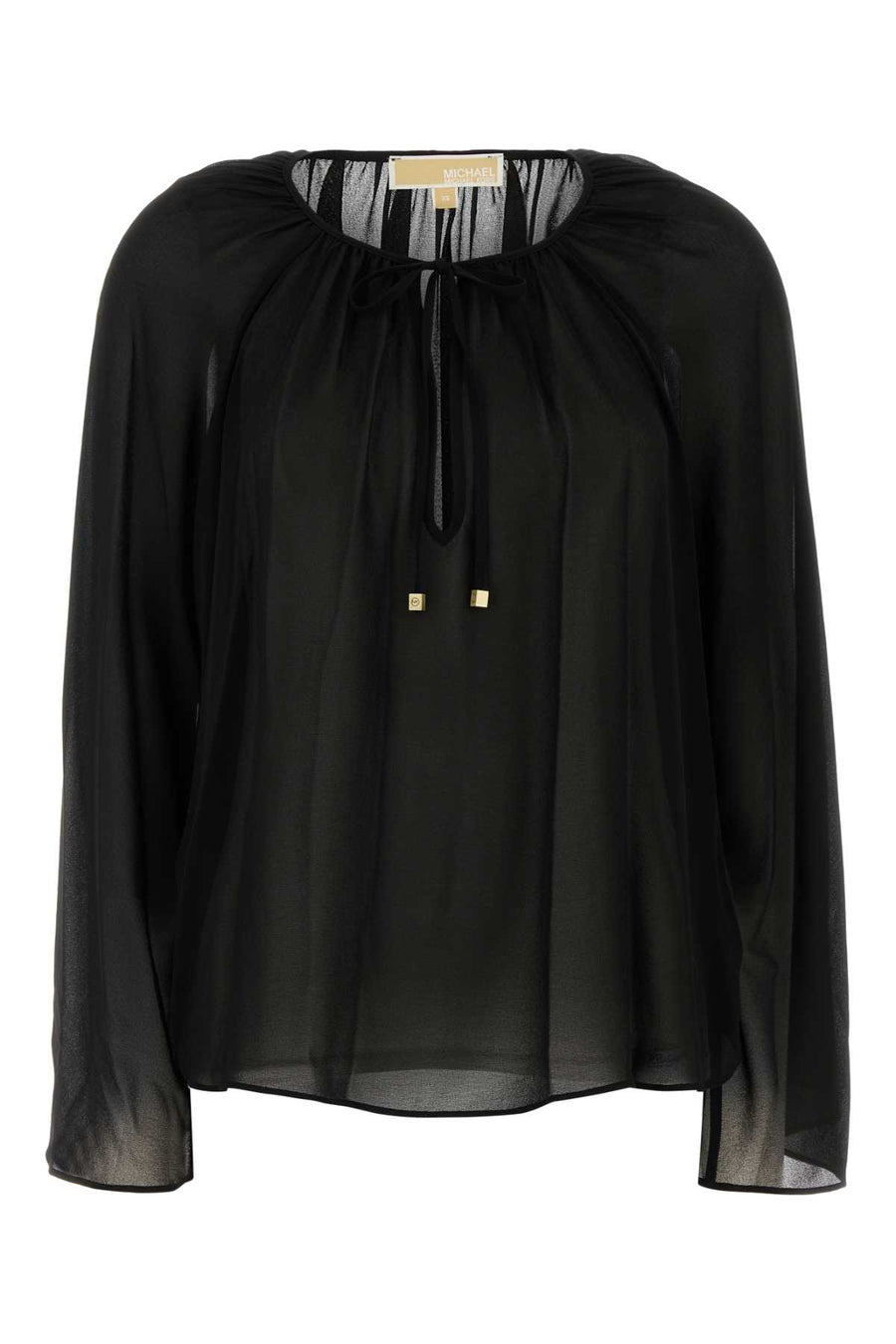 Michael By Michael Kors Neck Exterior: 100% Polyester blouse in black