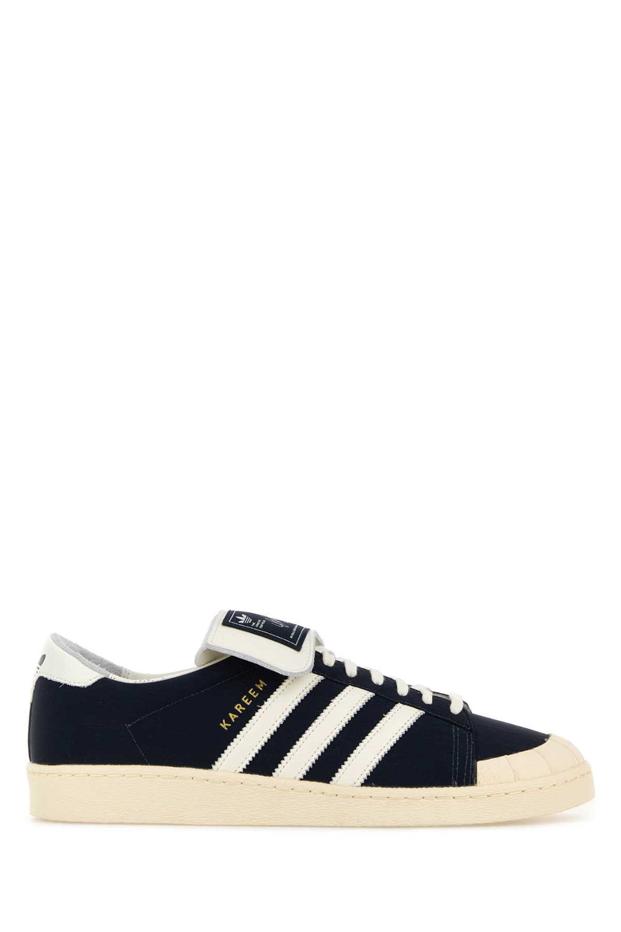 Adidas By Willy Chavarria Jabbar Exterior: 100% Leather sneaker in navy