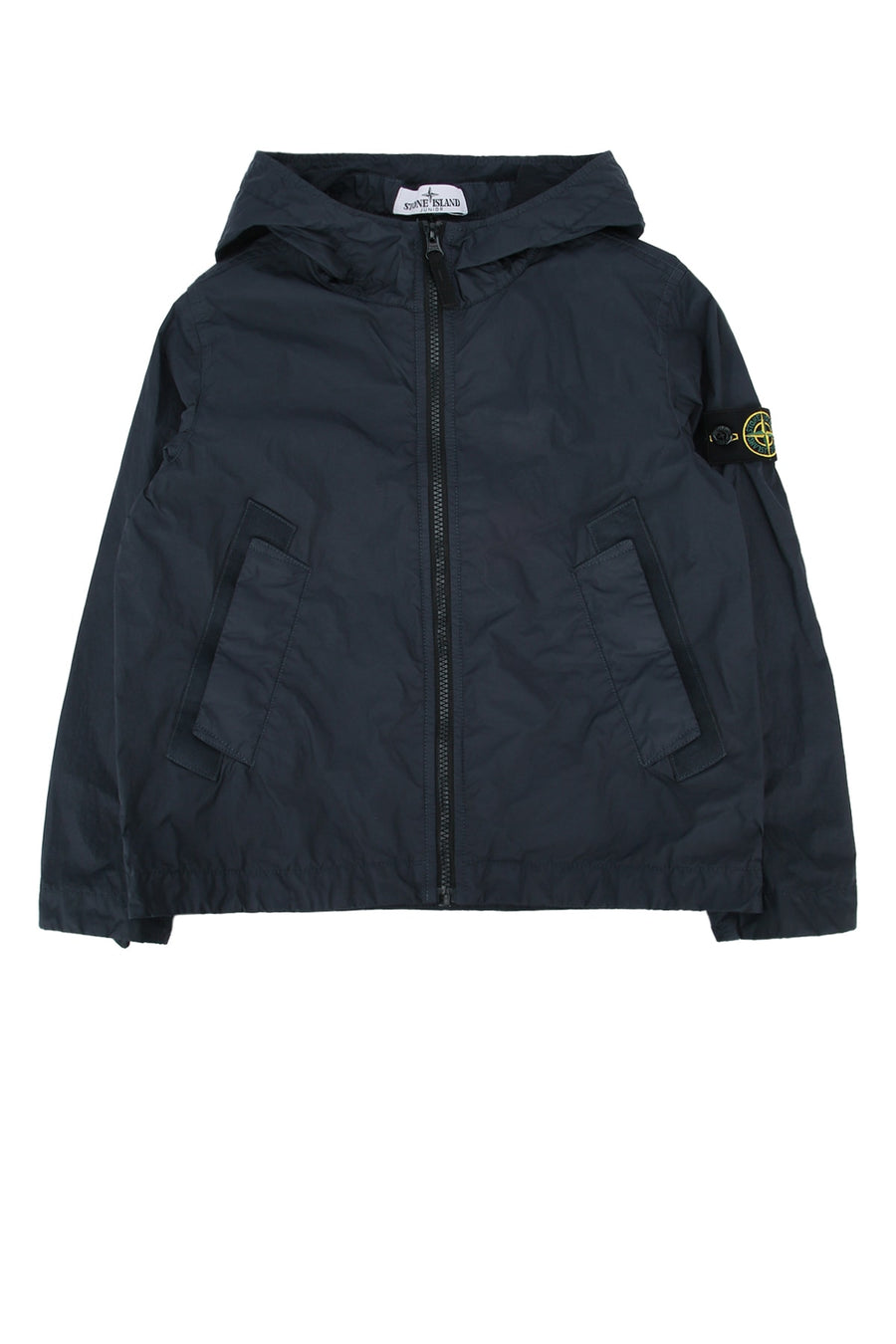 Stone Island Kids Parka 100% Polyamide with polyurethane coating down jacket in navy