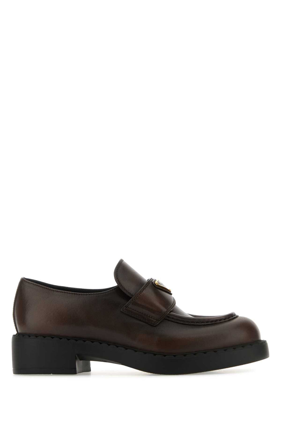 Prada Exterior: 100% Leather loafer in brown