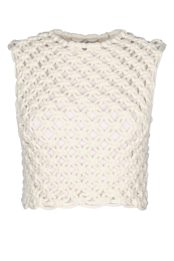 Square Top Blancnaturel Maglie