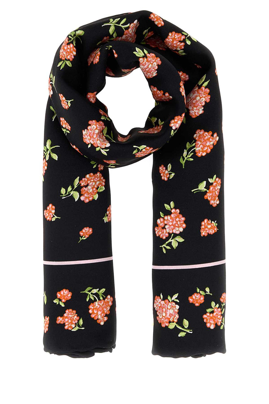 Valentino Garavani Shawls 100% Silk scarf in black