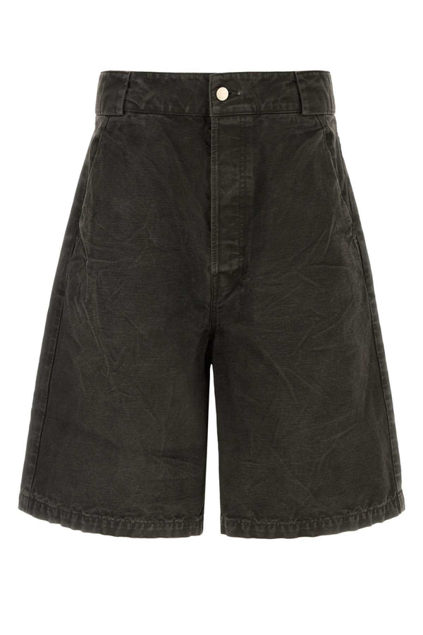 Fear Of God Shorts 100% Cotton bermuda shorts in black
