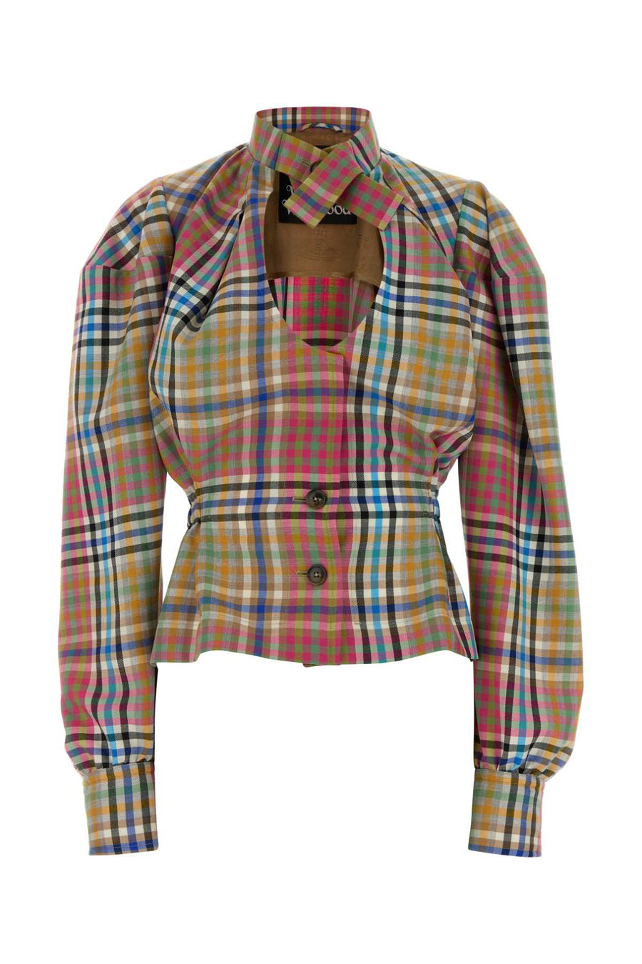 Vivienne Westwood Ensemble 100% Virgin wool blazer in multicolor