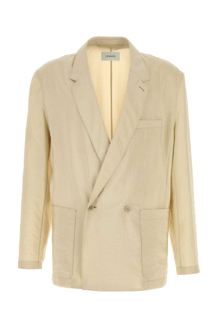 Lemaire Jacket 76% Silk 24% Nylon blazer in beige