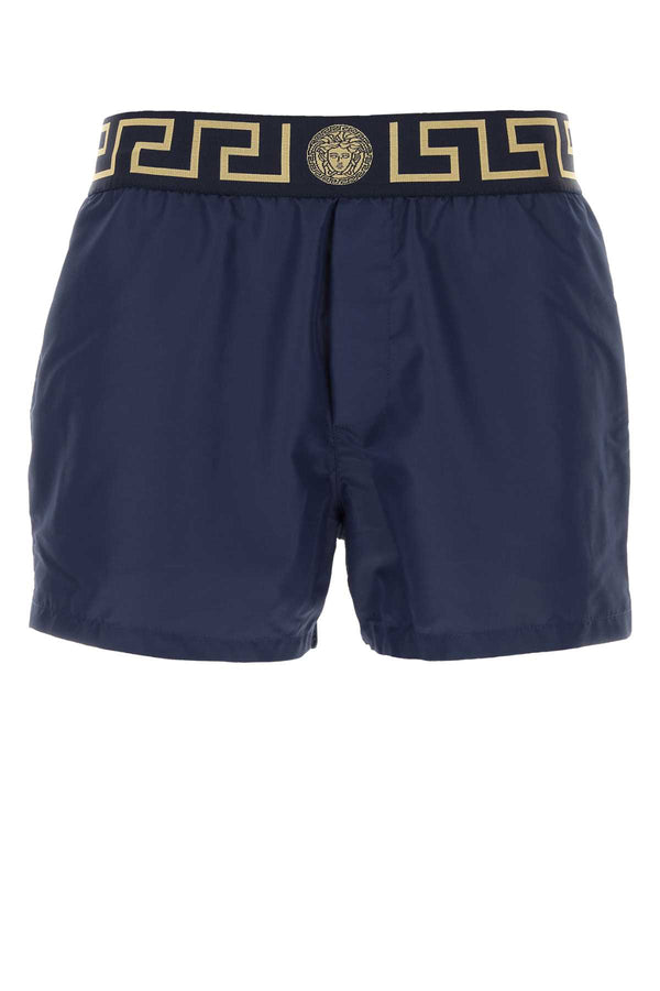 Versace Outer: 100% Polyester; Lining: 94% Nylon swimming shorts in navy