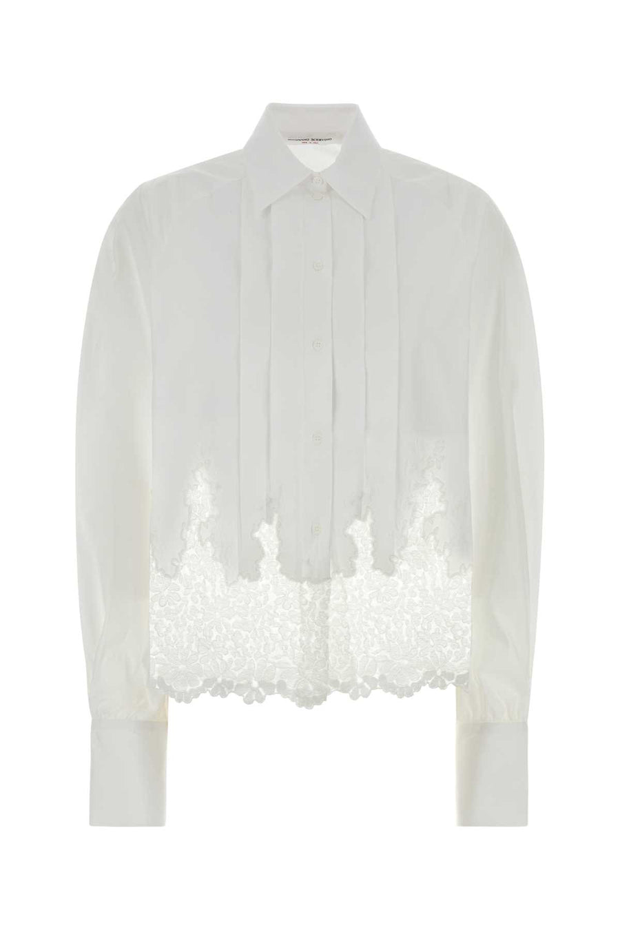 Ermanno Scervino 100% Cotton blouse in white