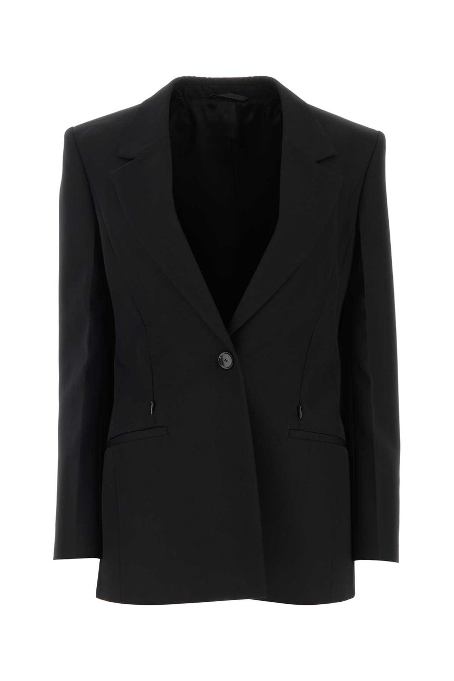 Givenchy Exterior: 77% Wool 23% Mohair; Lining: 100% Cupro blazer in black