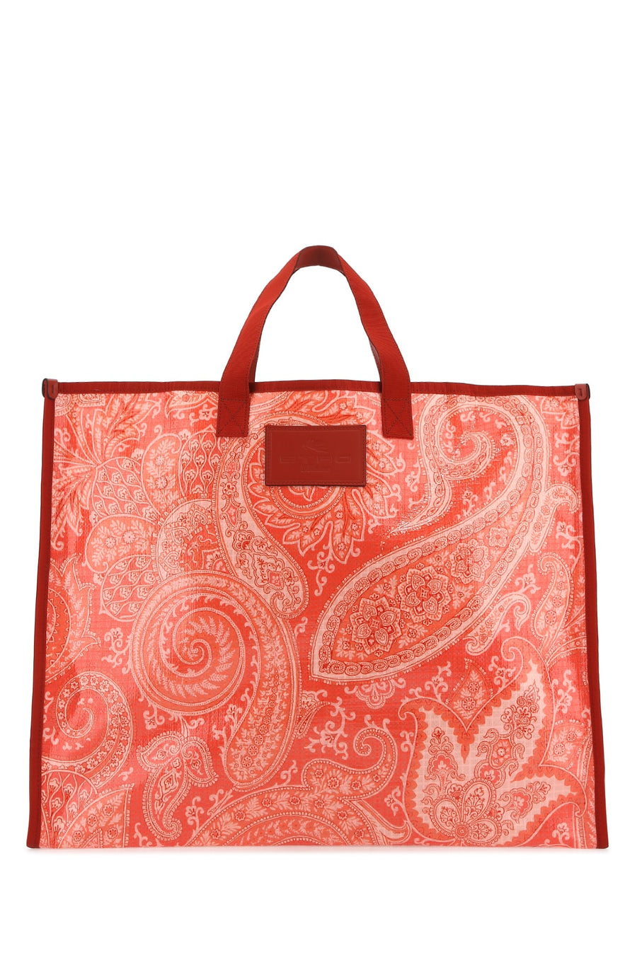 Etro Canvas tote bag in red