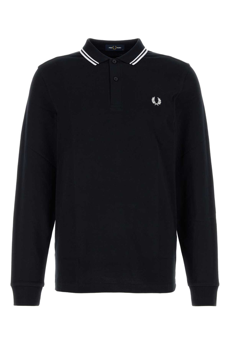 Fred Perry Twin 100% Cotton polo shirt in navy