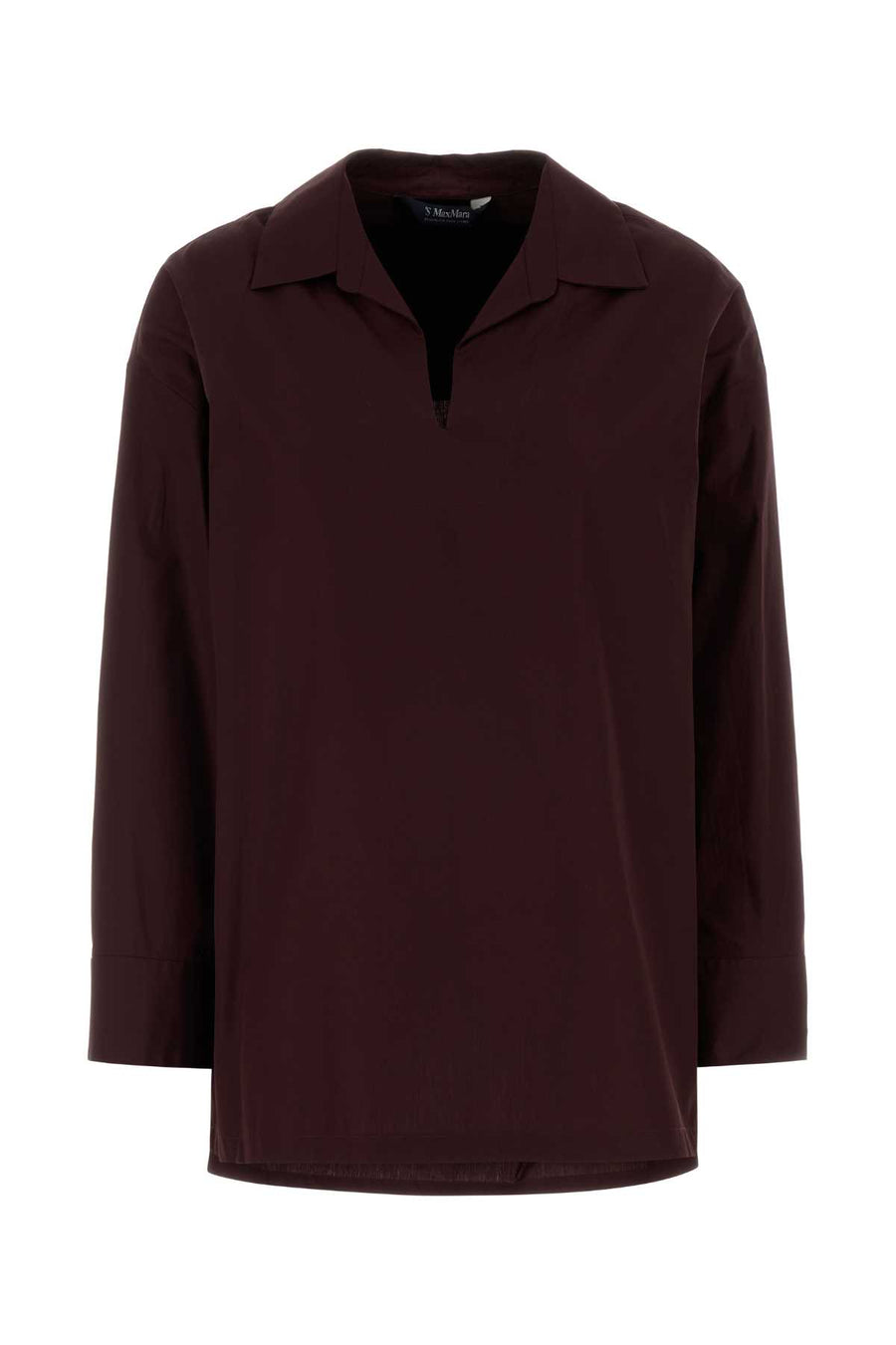 S Maxmara 100% Cotton blouse in purple