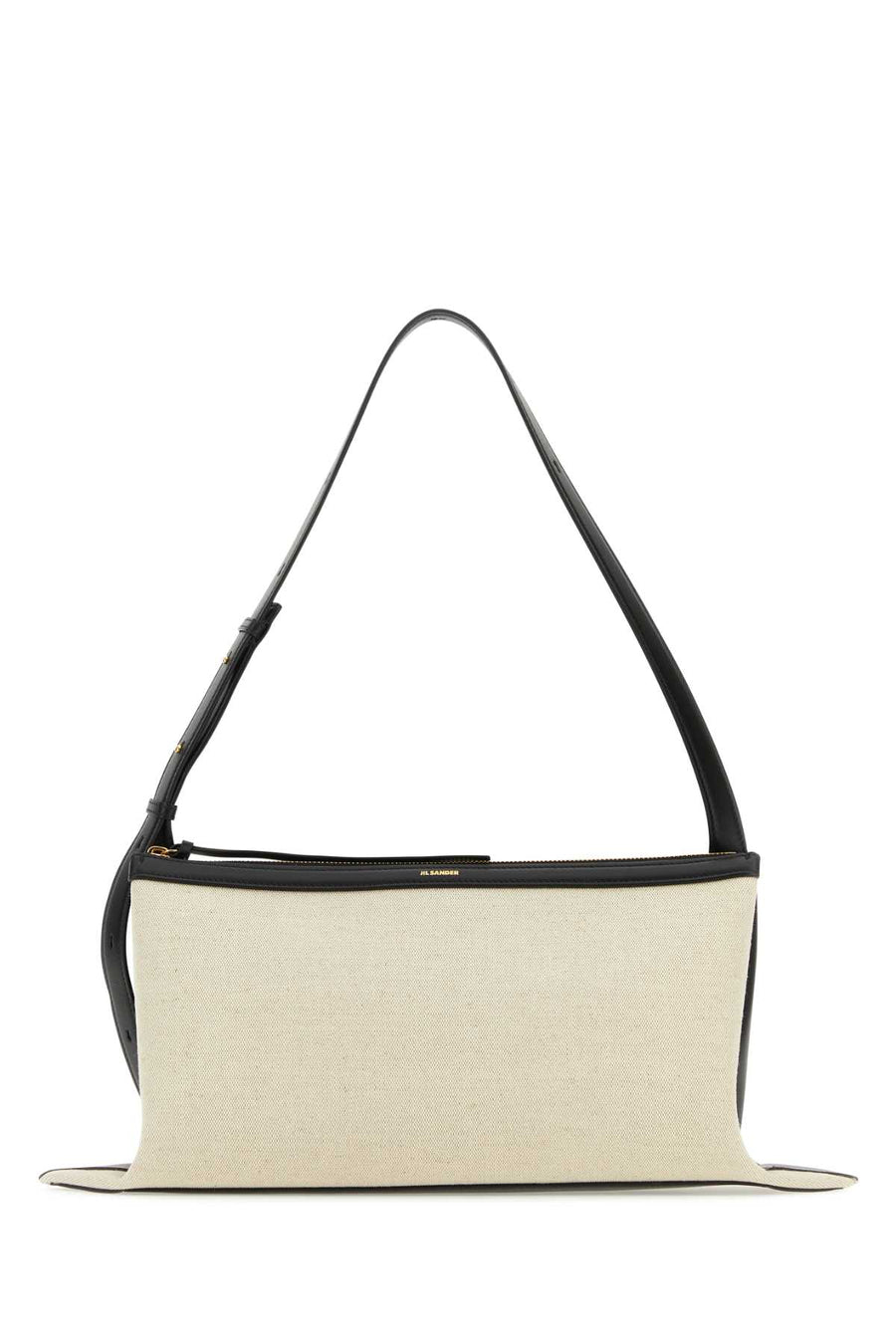 Jil Sander 70% Cotton shoulder bag in beige