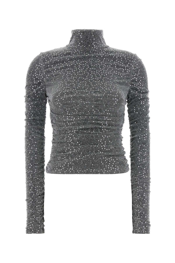 Dolce & Gabbana Exterior: 45% Polyester top in silver