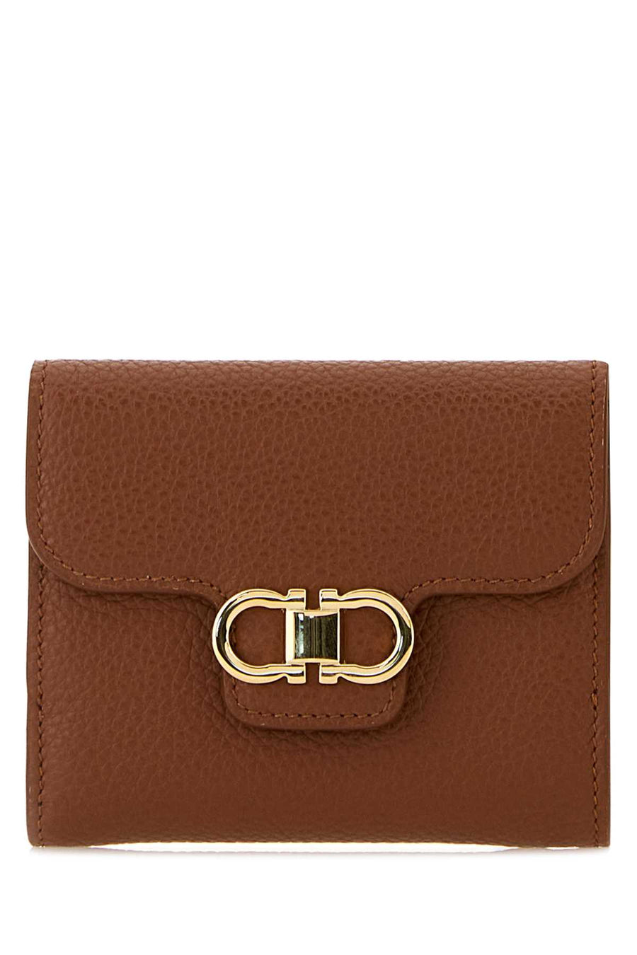 Ferragamo Exterior: 100% Leather wallet in brown