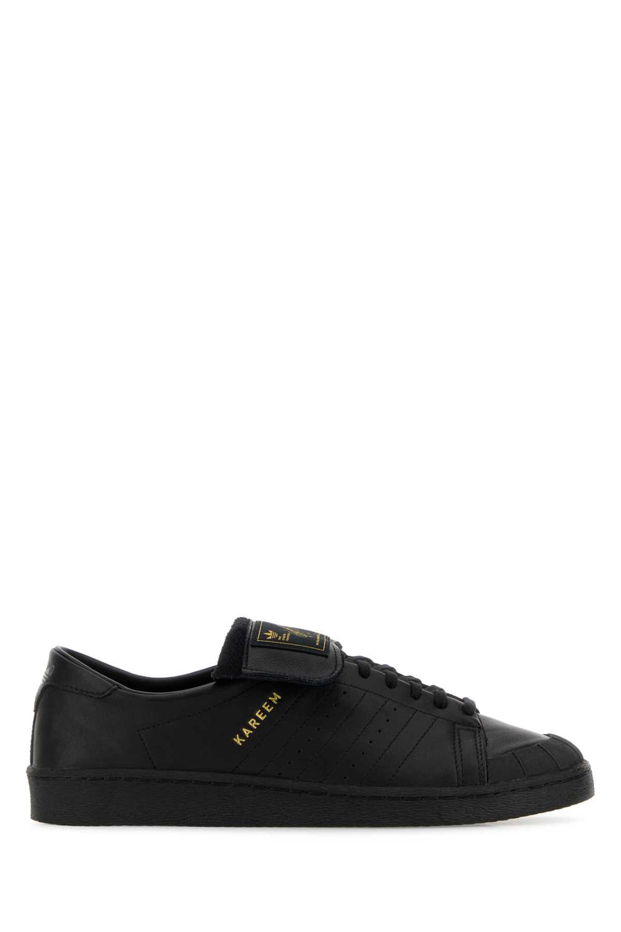 Adidas By Willy Chavarria Jabbar Exterior: 100% Leather sneaker in black