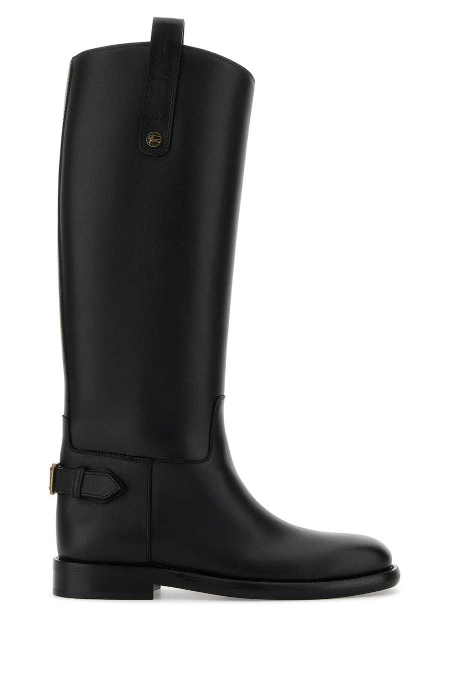 Burberry Cavalier Exterior: 100% Calf boots in black