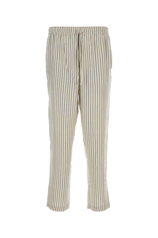 Le Kasha With 100% Silk trousers in blue
