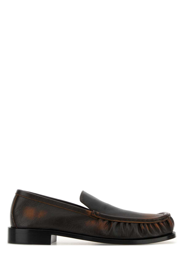Dries Van Noten Upper: 100% calf leather. Lining: 100% calf leather. Insole: 100% calf leather. Sole: 80% calf leather loafer in brown