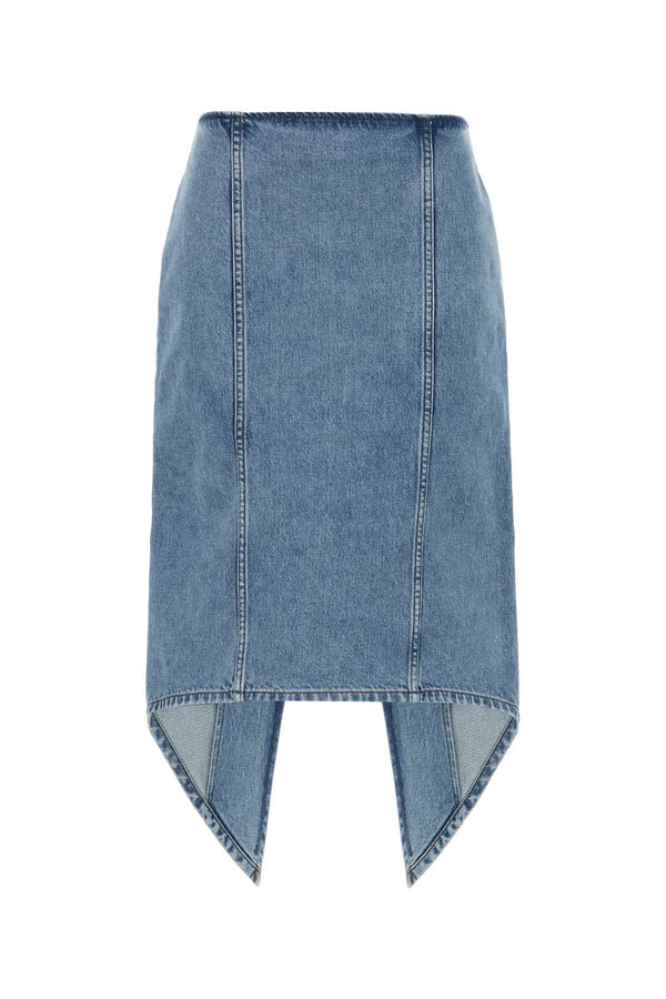 JW Anderson Midi 100% Cotton skirt in blue