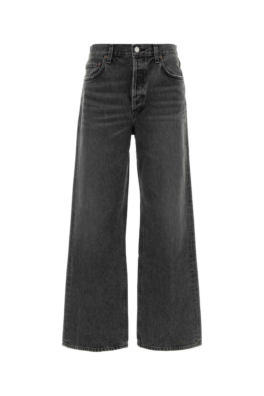Agolde Slung 100% Regenerative Cotton jeans in gray