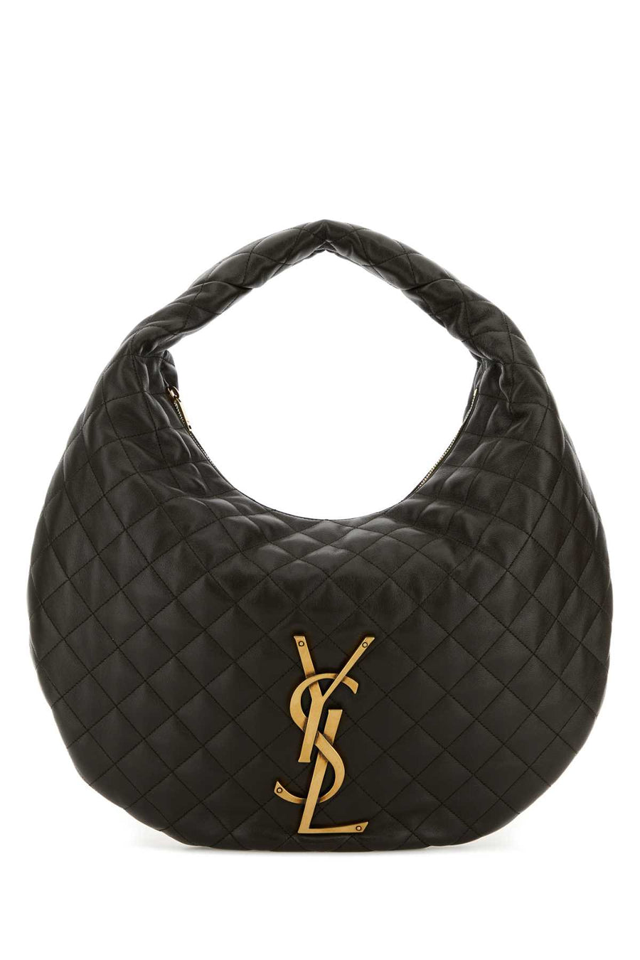 Saint Laurent Icare Exterior: 100% Lamb shoulder bag in black