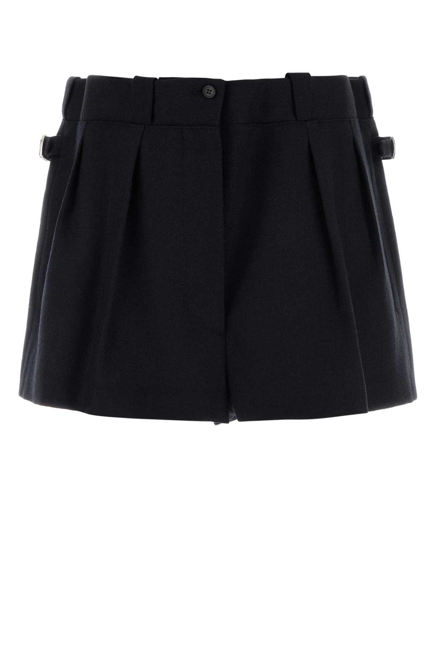 Prada Exterior: 100% Virgin wool Lining: 100% Cupro bermuda shorts in navy