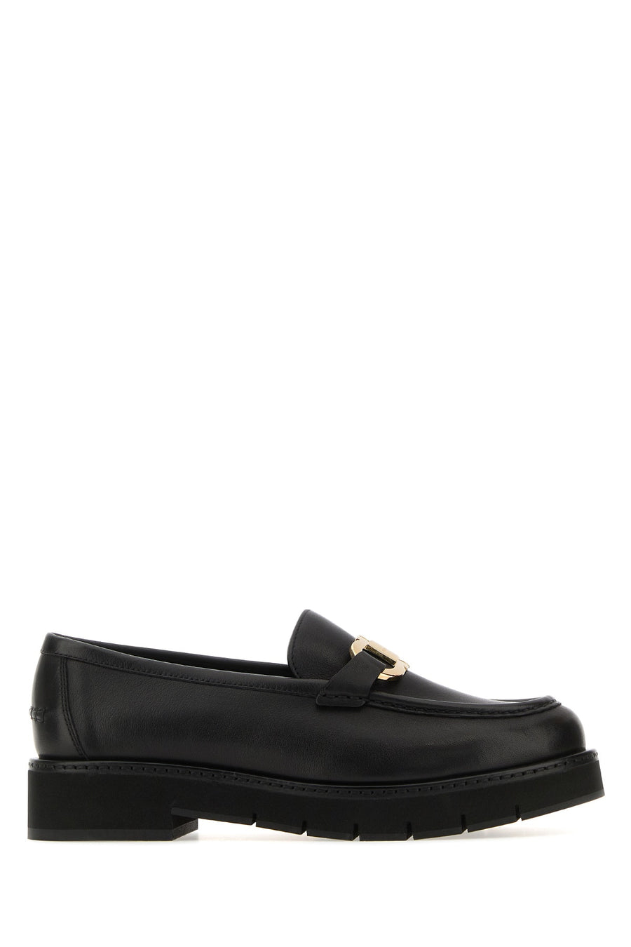 Ferragamo Upper: 100% calf leather loafer in black