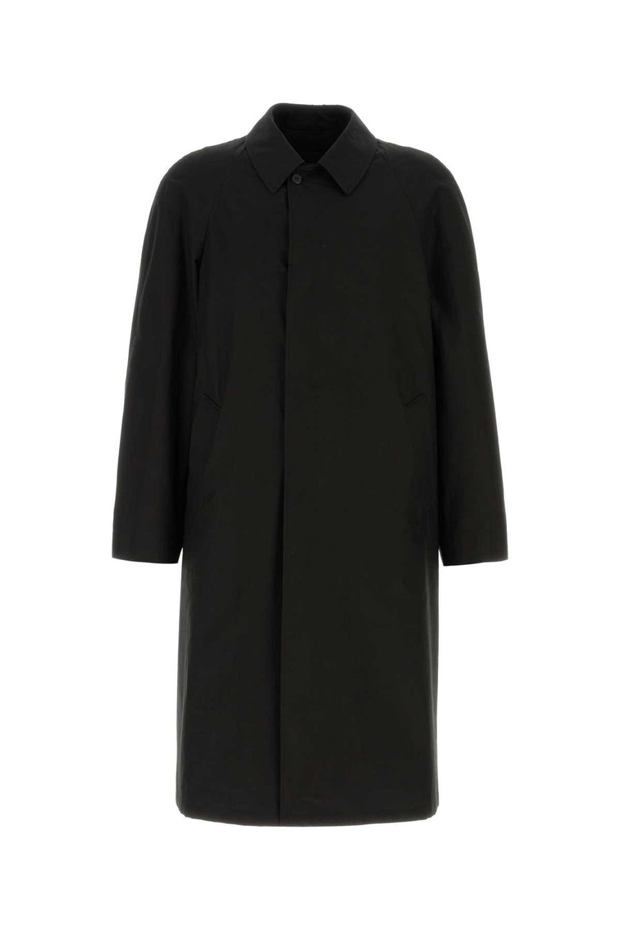 Prada Exterior: 100% Cotton coat in black