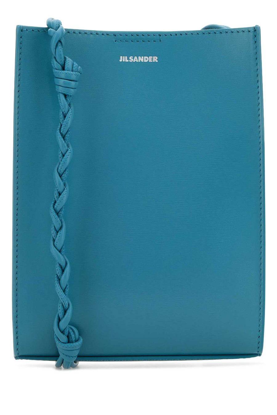 Jil Sander Exterior: 100% Calf. Lining: 100% Nappa leather shoulder bag in blue