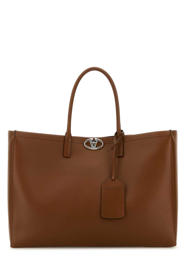 Valentino Garavani Exterior: 100% Leather tote bag in brown