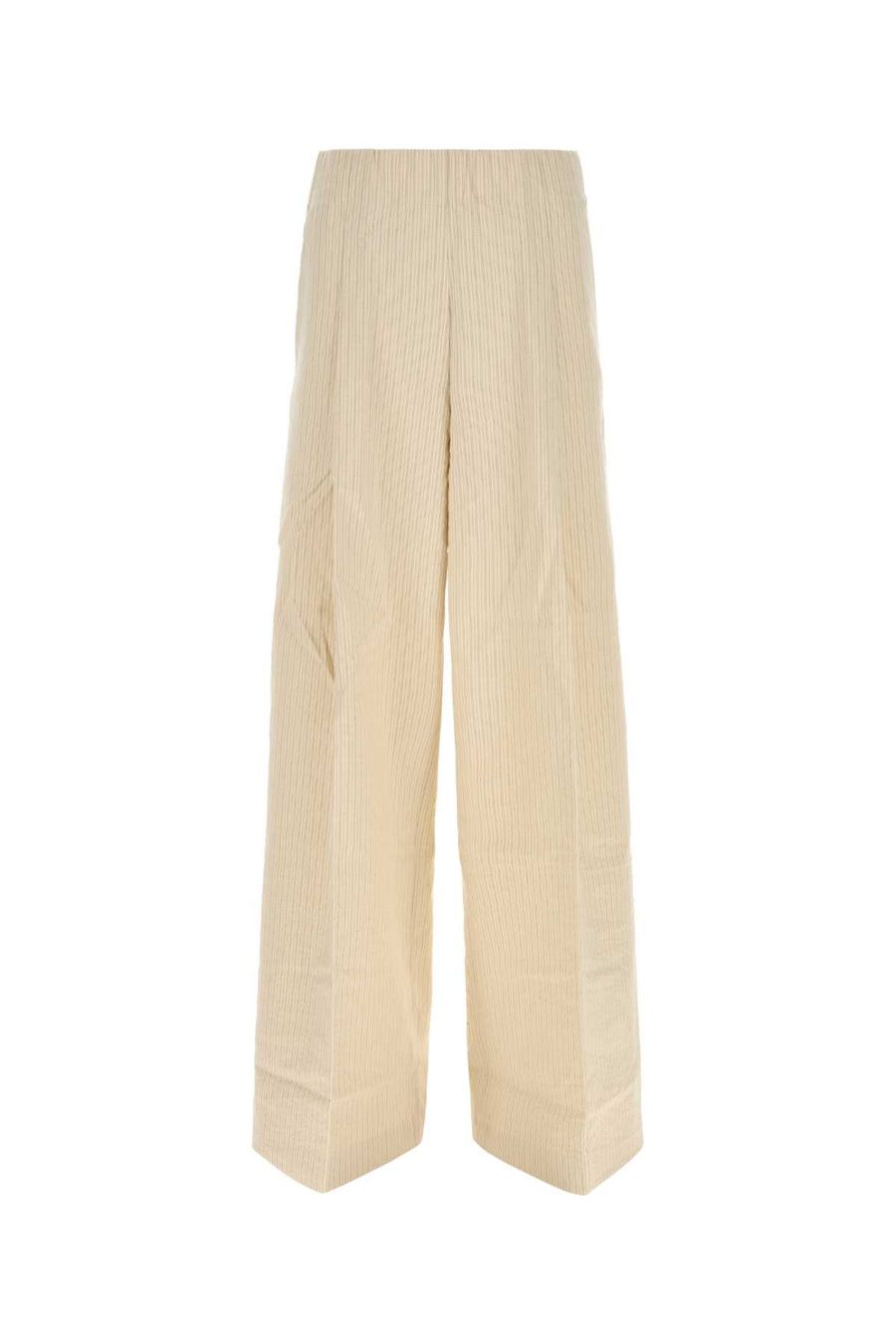 Dries Van Noten 74% Cotton 26% Paper trousers in beige