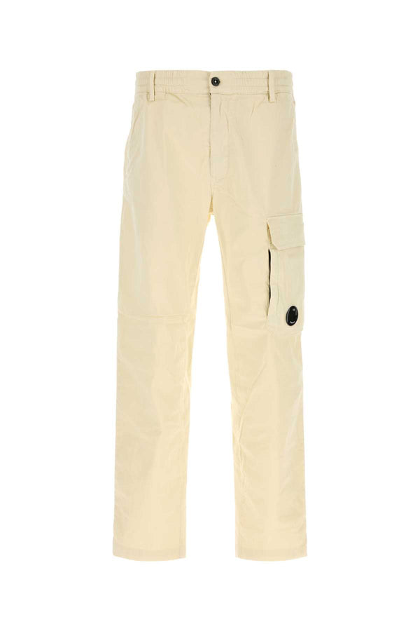 C.P. Company Sateen 98% Cotton cargo pants in beige